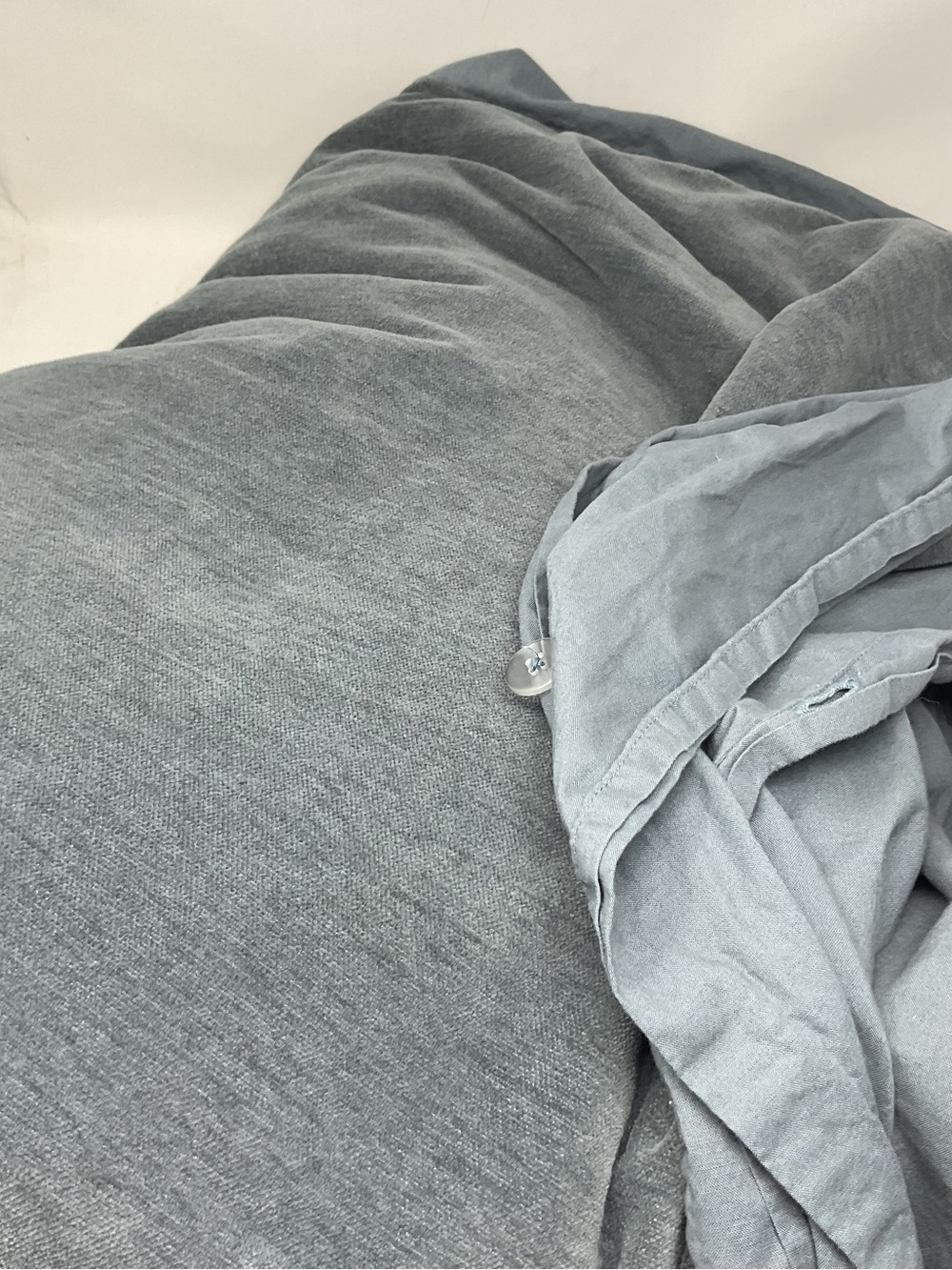 Pottery Barn Slate Blue plush Duvet Cover - Picture 5 of 6